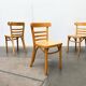 Mid-century German bentwood chairs by ZPM Radomsko for Mobilair, 1950s, set of 3.