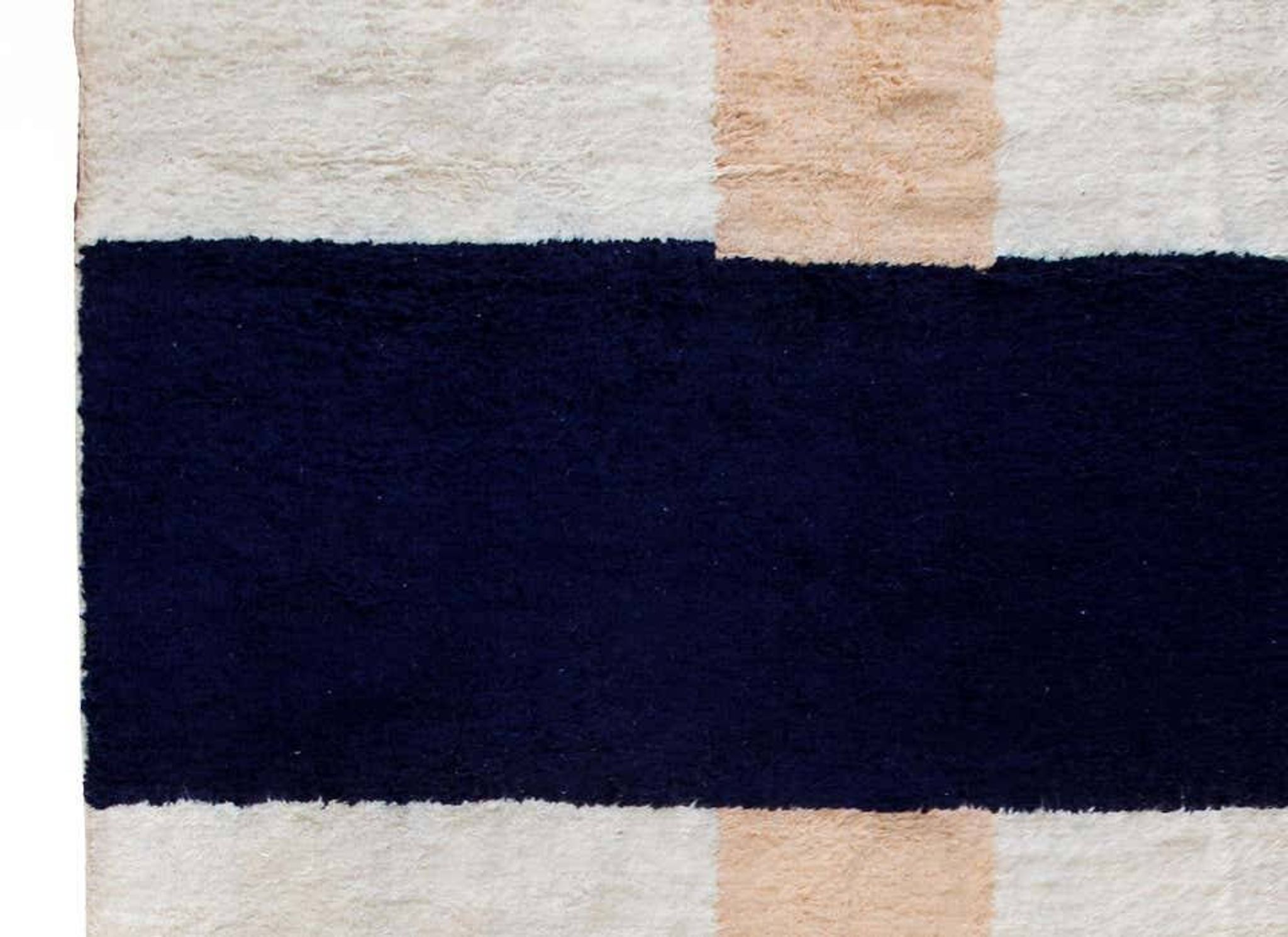 Petite tapis en laine Marocain  200cmx100cm traditionnel coton