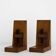 1960s wooden bookends