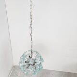 Mid century glass sputnik chandelier, 1970s