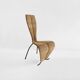 1 X  Postmodern 1980s Dining Side Rope Chair