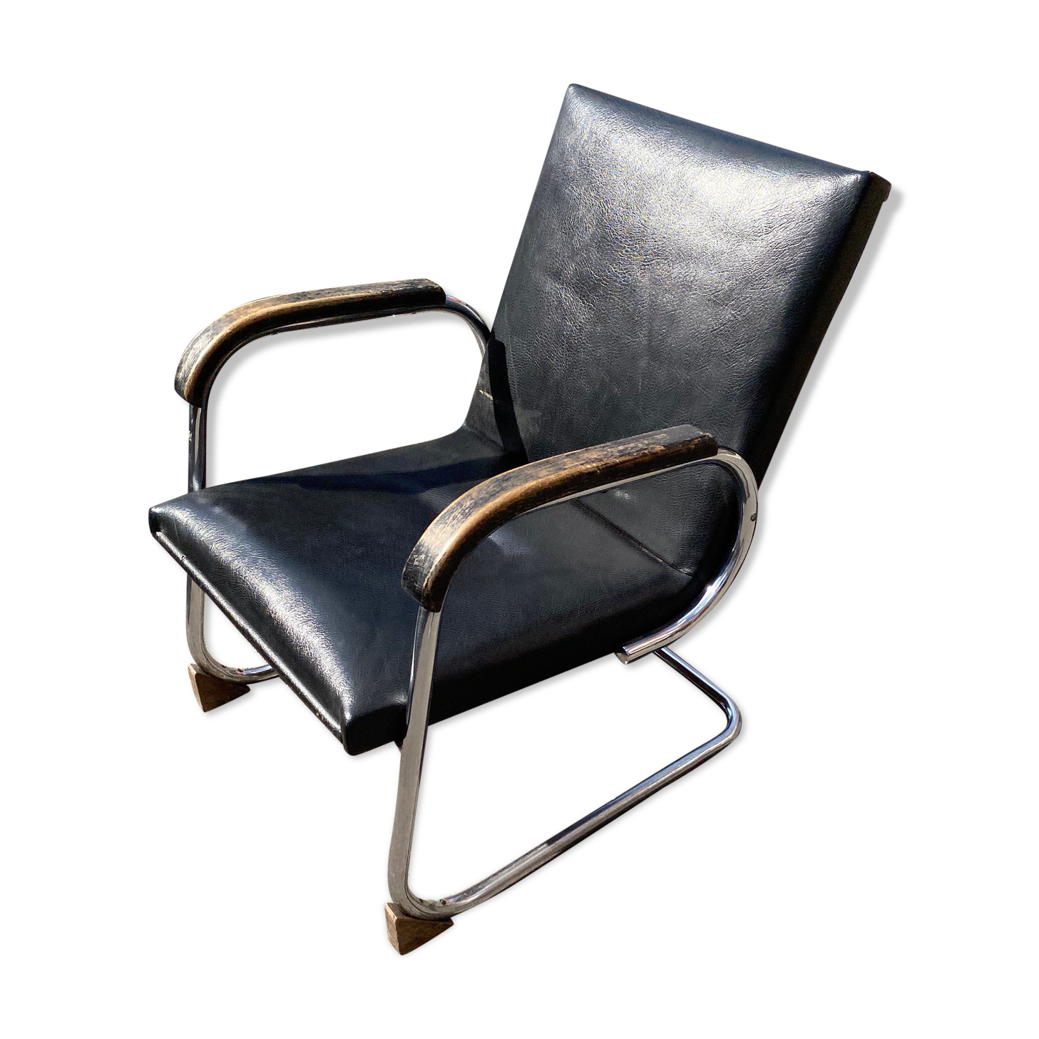 Black armchair