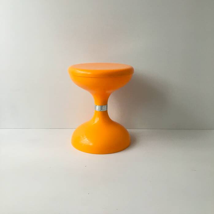 Tabouret orange diabolo Robur Sgarabello