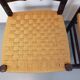 Paire de chaises vintage Arts & Crafts style Antonio Calligaris en bois de chêne et corde des années