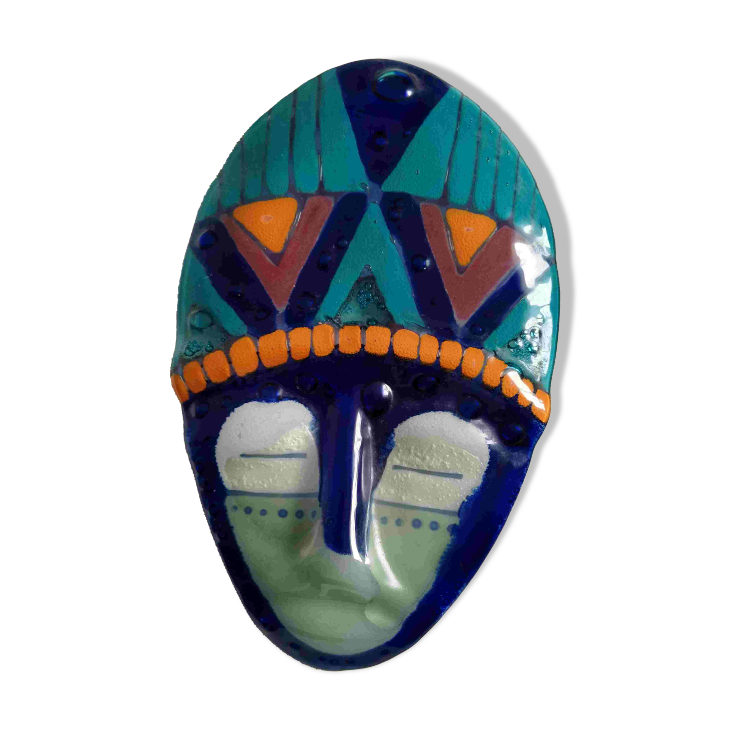 Ethnic mask with its display stand