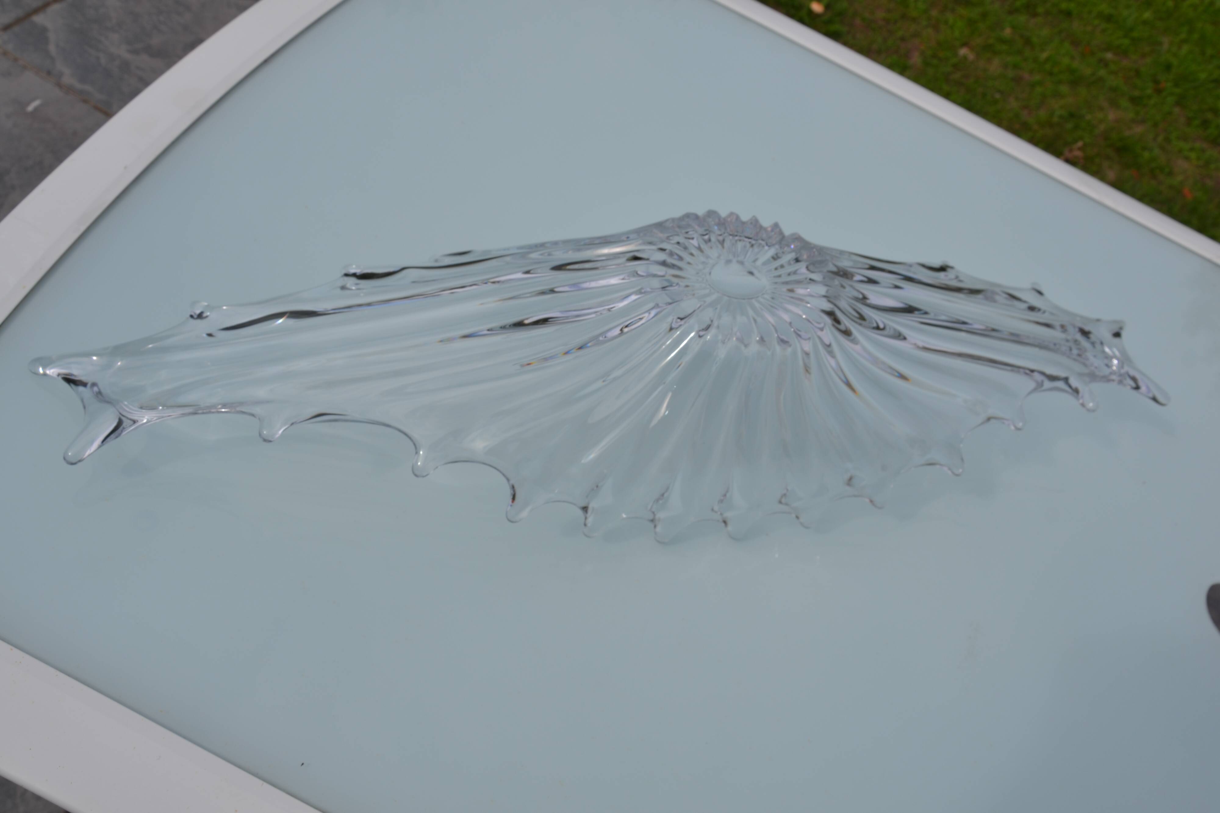 Centre de table, coupe en cristal