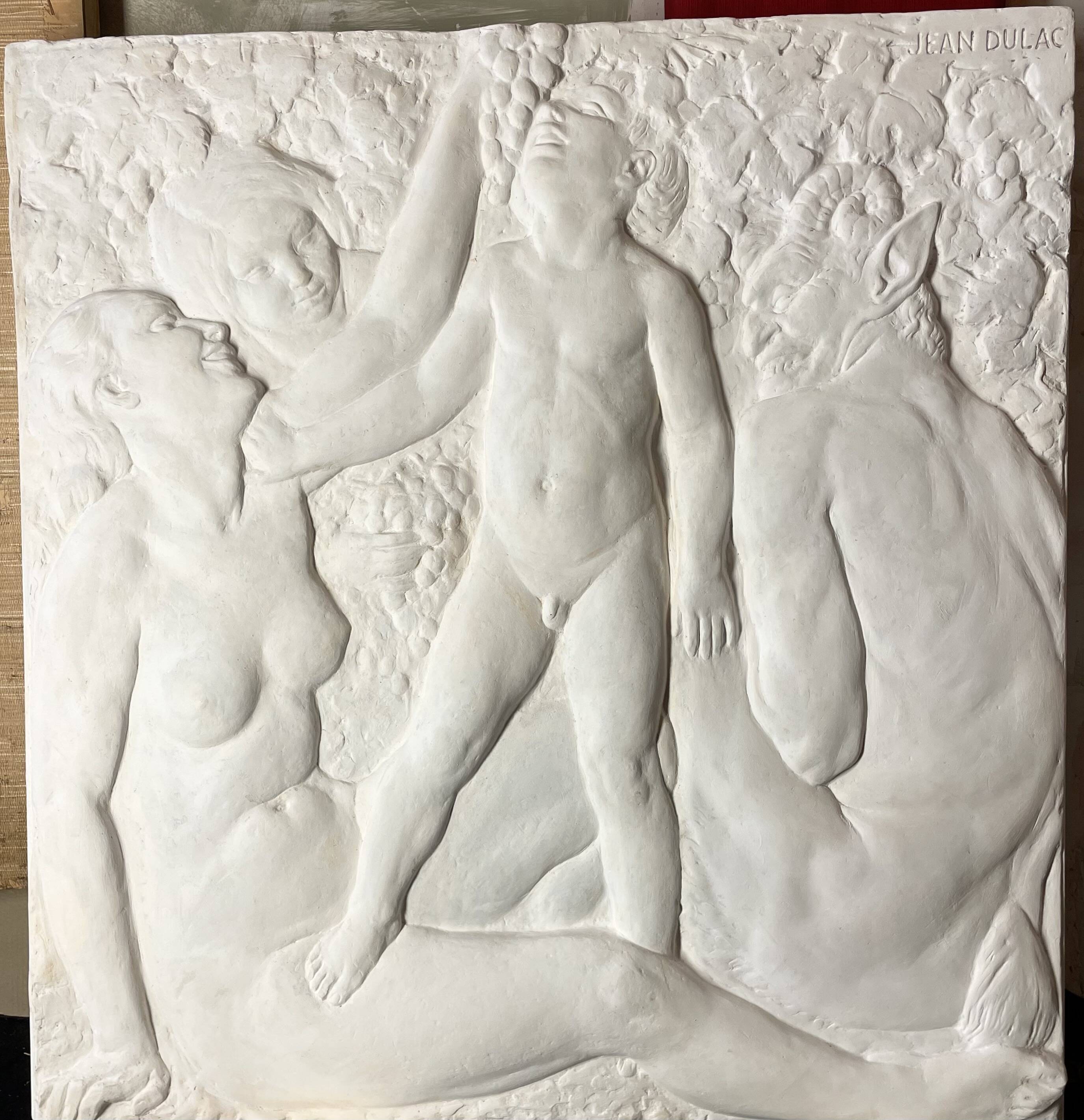 Bas relief by Jean Dulac “The Education of Bacchus”
