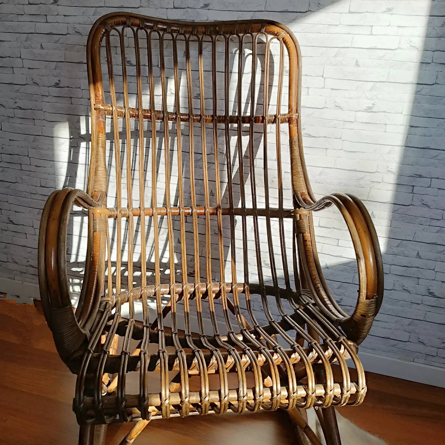 Rattan rocking chair