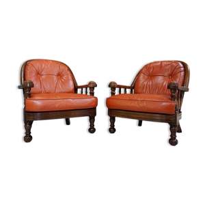 Paire de fauteuils années