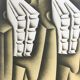Lithographie originale de Jacques POLI, Four solaire, 1978