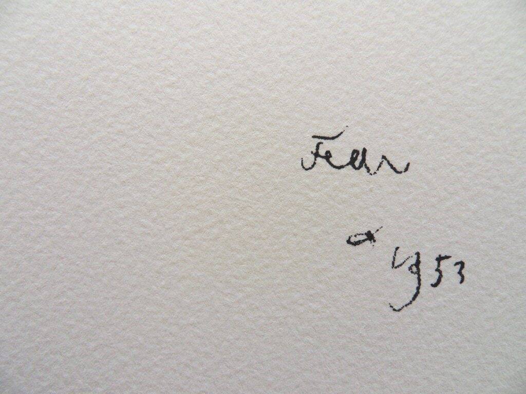 Jean cocteau: the picador - signed lithograph