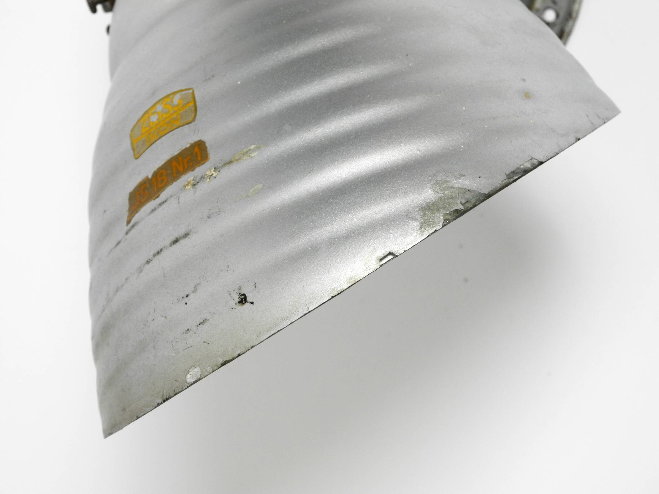 30s wall lamp by Adolf Meyer for Zeiss Ikon with adjustable mirrored shade