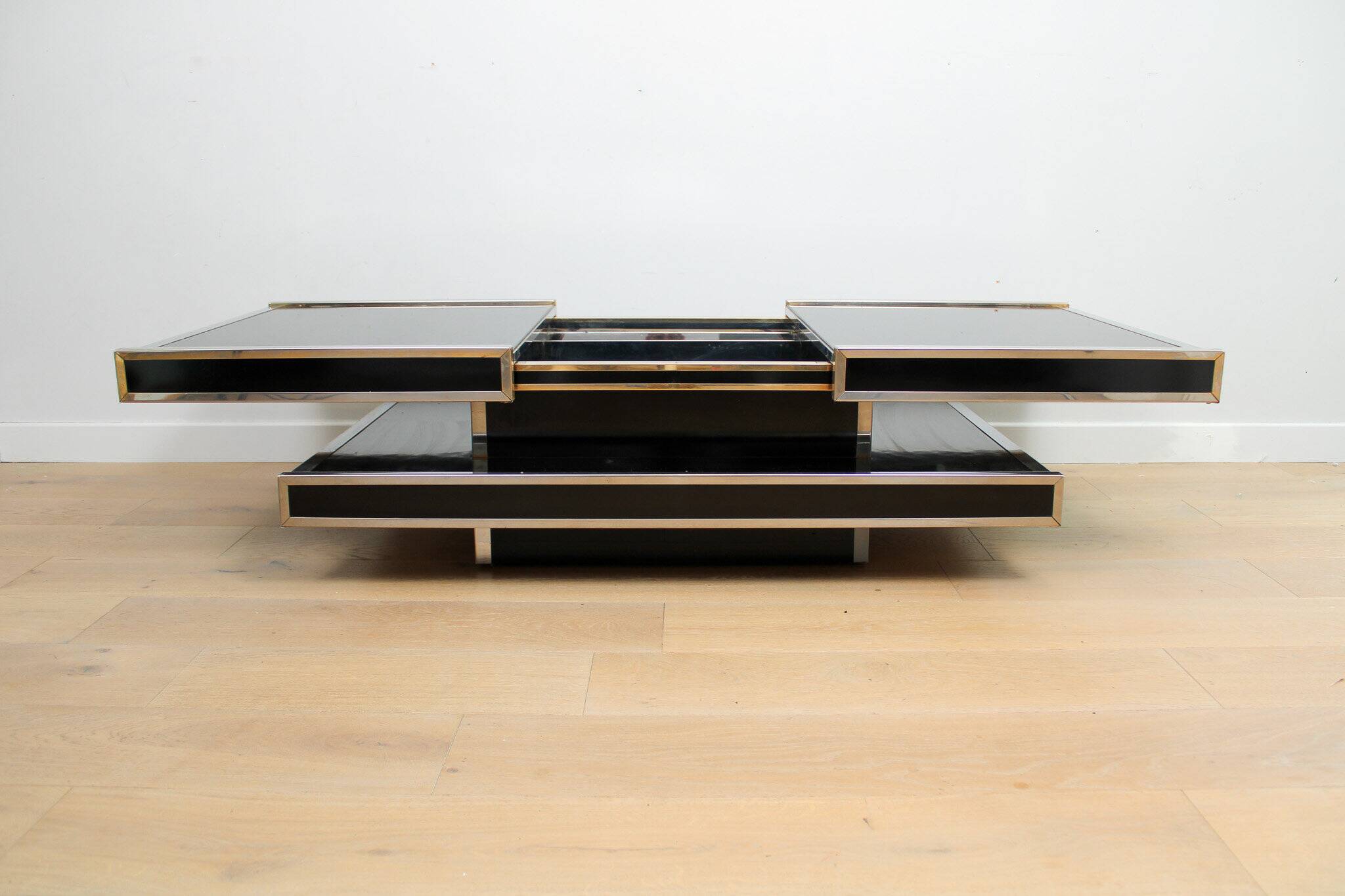 A vintage mid-century Willy Rizzo coffee table for Mario Sabot
