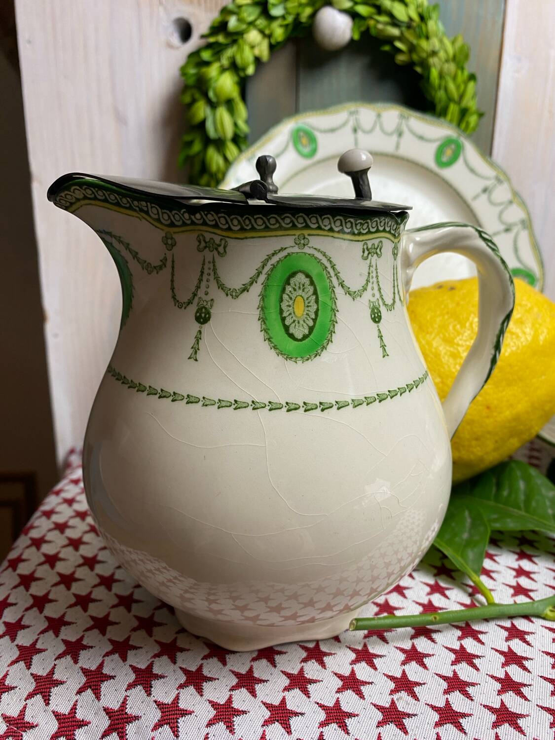 Antique Royal Doulton English Earthenware Teapot