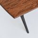 Sculptural coffee table by Karl Ekselius in rosewood, JOC Sweden, 1960.