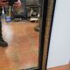 Napoleon III mirror with mercury mirror