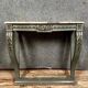 Curved console table from the Napoleon III period in lacquered wood circa 1880