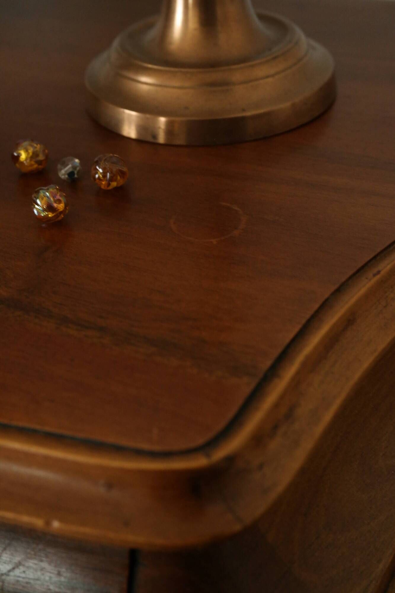 Louis XV style walnut tomb chest of drawers, 20th century