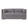 Sofa HAGA gris mélangé, design scandinave