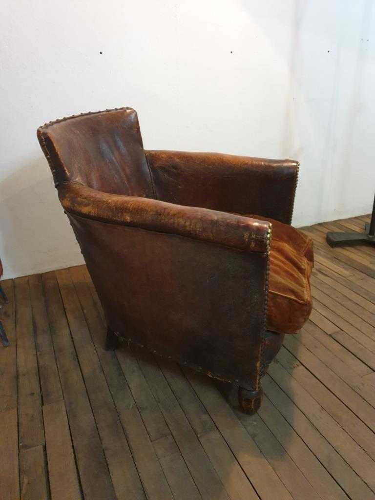 Fauteuil club cuir