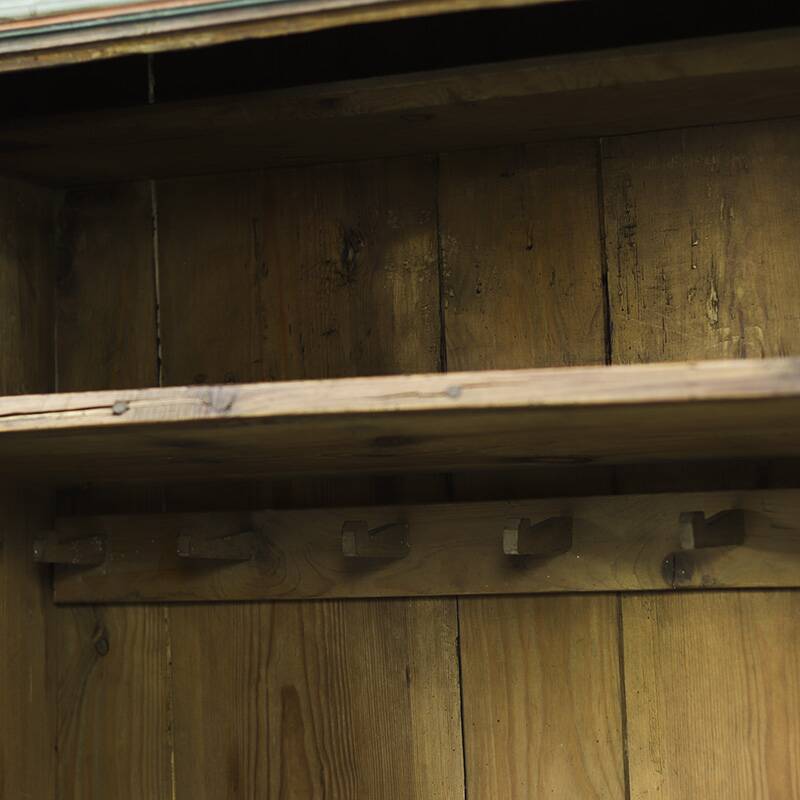 Folk art painted bridal wardrobe