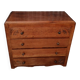 Commode en bois massif vintage style art déco