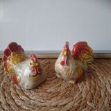 Salt and pepper shaker Hen and Rooster