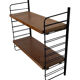 Vintage wood wall shelf wall rack