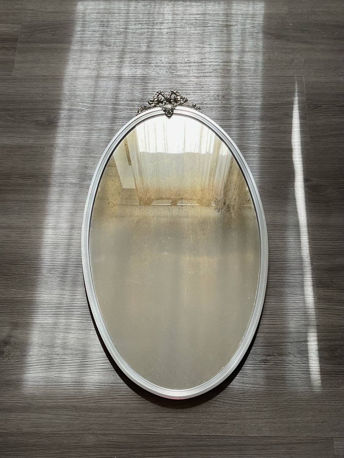 Vintage metal mirror