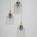Mid century adjustable glass suspension by Pokrok Zilina, 1970s
