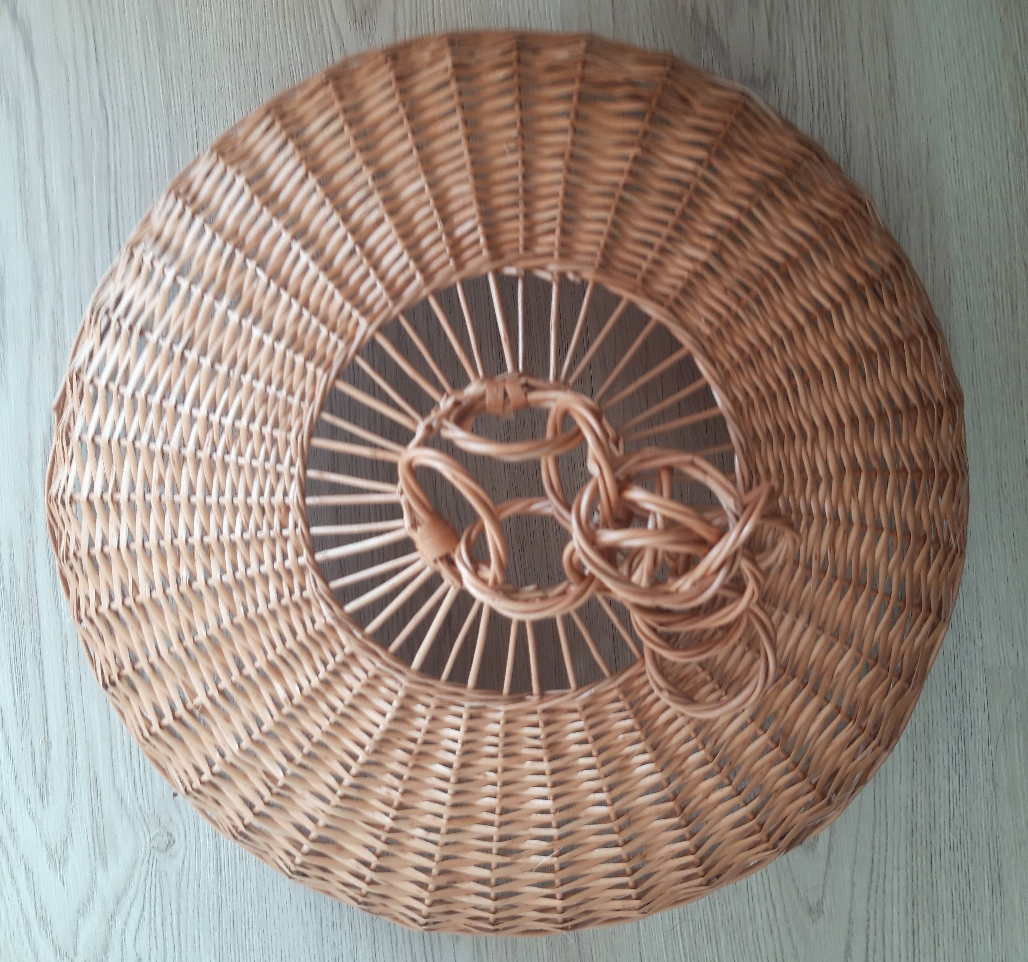 Lampshade in wicker 44 cm