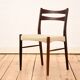 Pair of Scandinavian chairs in Rio rosewood.
