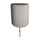Hand-folded lampshade white effects transparency