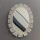 Large Oval Ice mirror by Egon Hillebrand 1970s