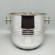 1960s Astonishing Silver Plated Ice Bucket by Sheratonn. Made in Italy.