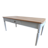 Restored antique solid wood table