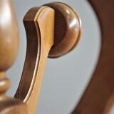 Column hanger in turned beech wood, 1970s