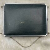 Vintage horizontal triptych barber mirror