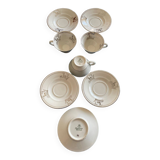 Set of 3 cups and 5 saucers BAVARIA