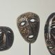 Ensemble de 3 masques en céramique des potiers d’Accolay