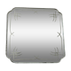Art deco engraved mirror