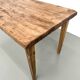 Table de ferme vintage en peuplier