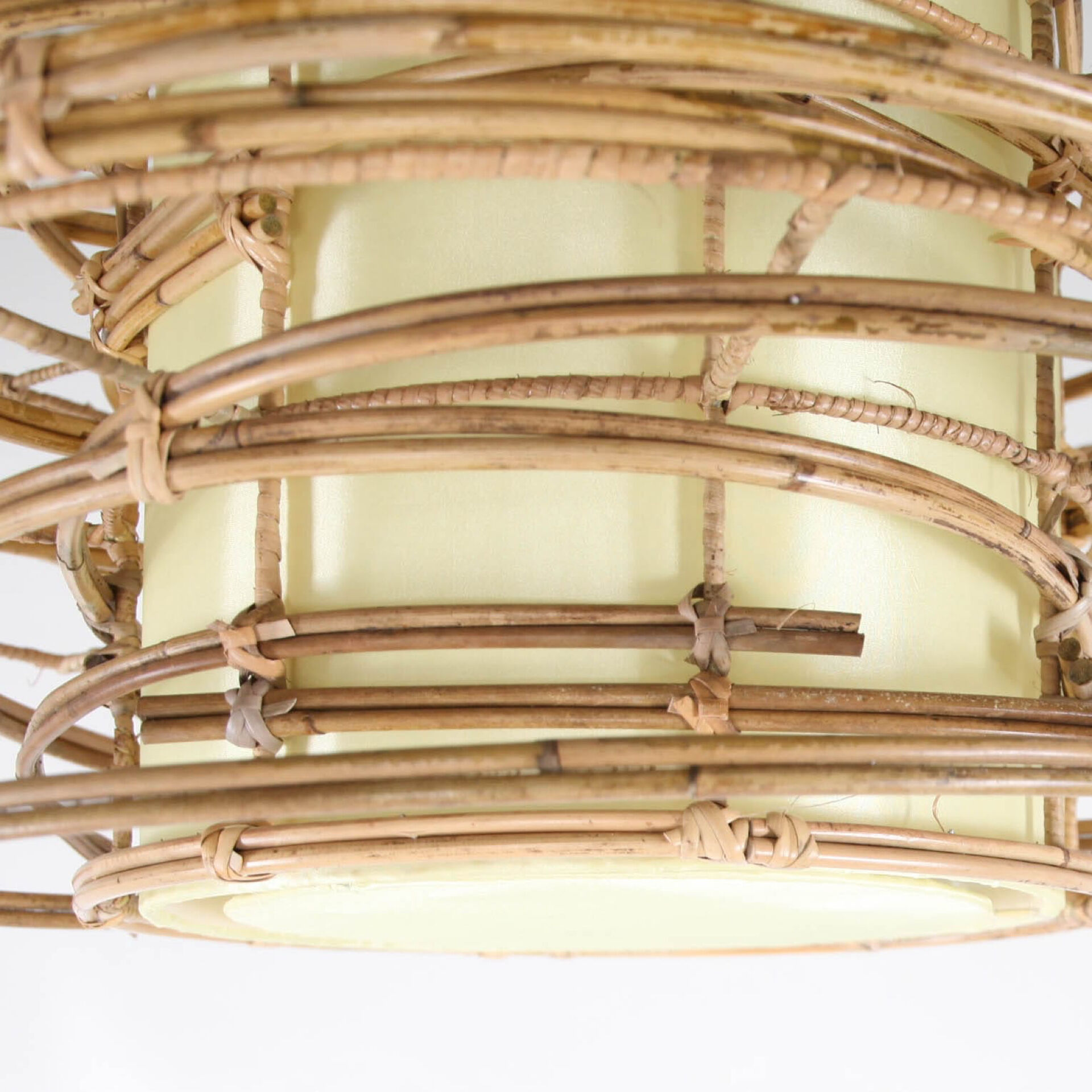 Rattan and fabric suspension