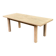 Table à manger de ferme décapée en chêne 1950 - 210cm