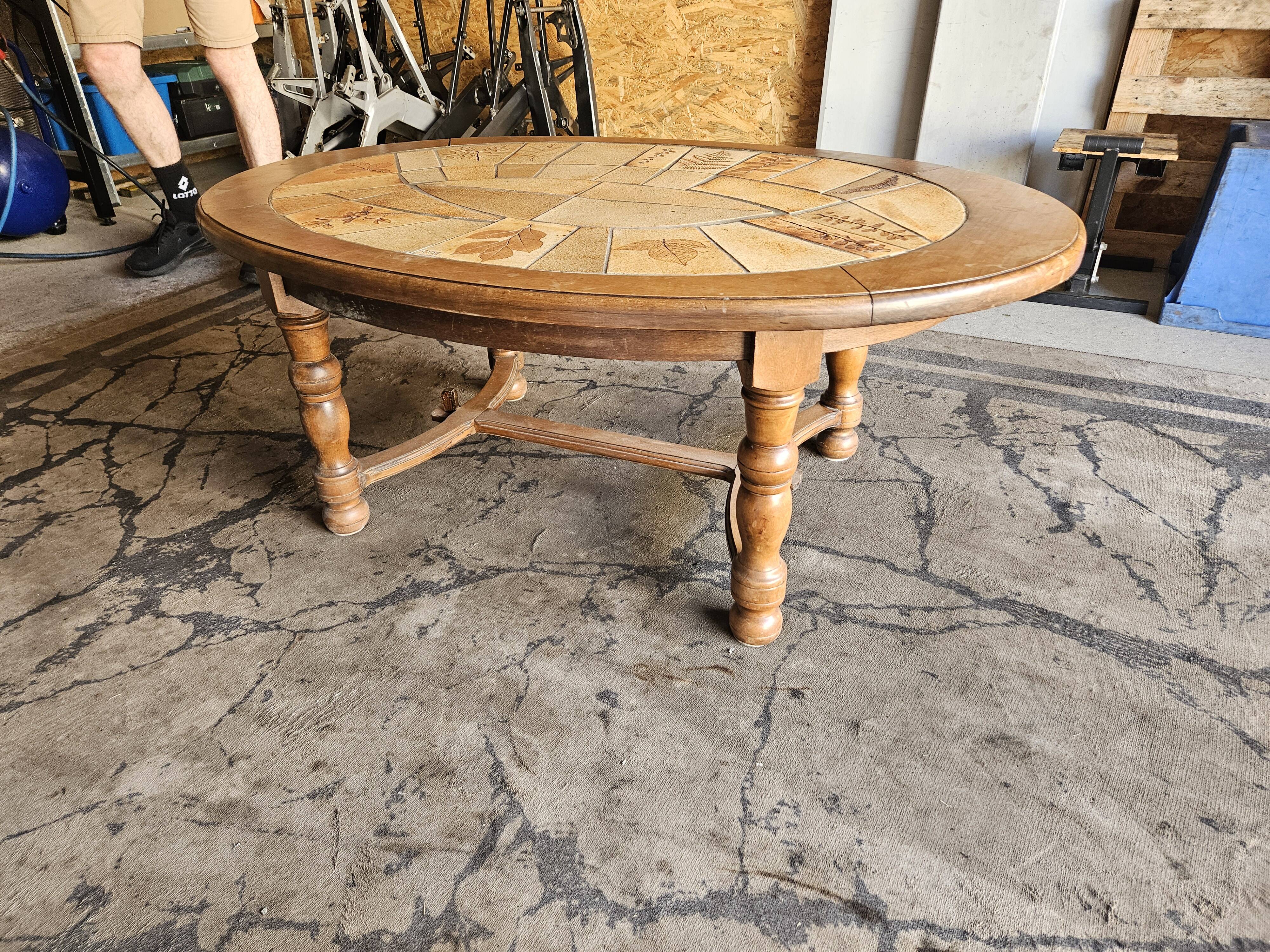 Raymonde Leduc coffee table Vallauris