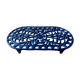 Black enamelled cast iron dish