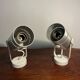 Duo spot wall light metal 80s