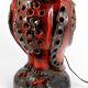 Important ceramic lamp / floor lamp, Owl, by Walter Gerhards