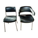 Armchair and office chair year 60 skaï