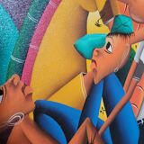 Laurent Casimir (Peintre Haïtiens) huile sur Toile